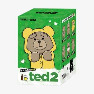 POP MART Ted2 Bear Action Push Pendant